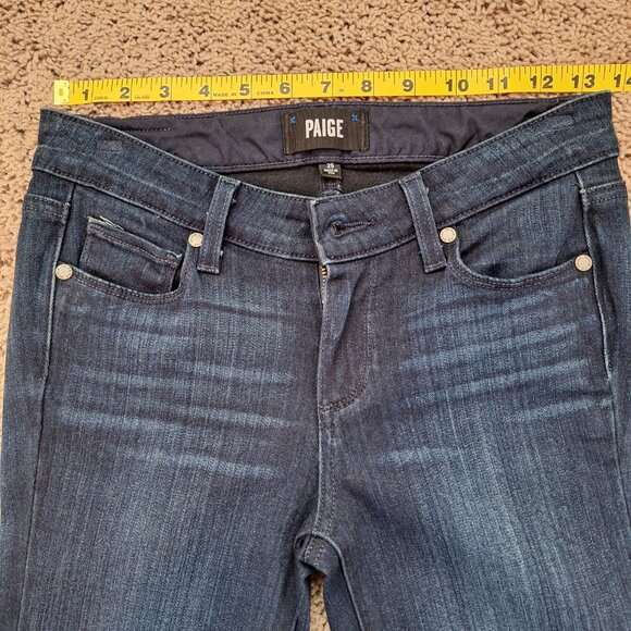 PAIGE Manhattan Jeans - Dark Blue - Picture 2 of 9